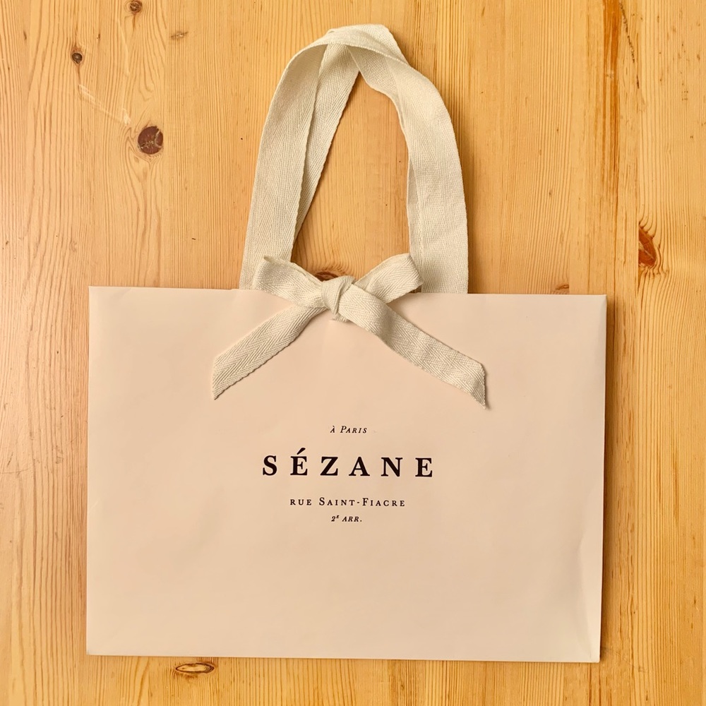 Sezane shopping bag